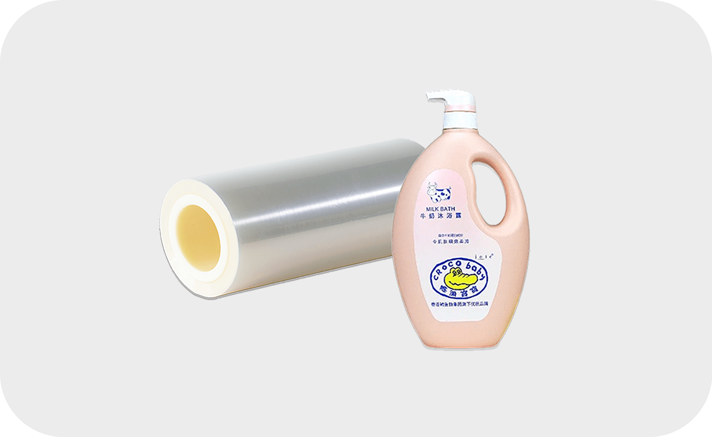 White Type Label Film PE Label Film Supplier TOPESOL